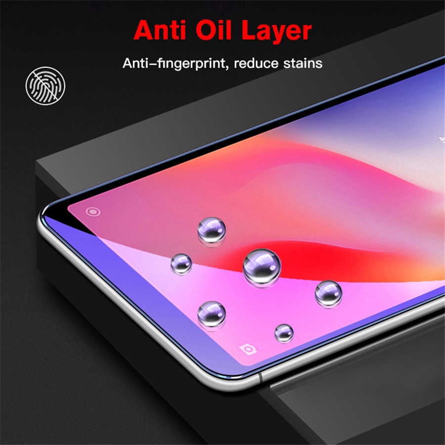 Kính Cường Lực Full Màn Chống Tia Sáng Xanh Cho Xiaomi Mi 9T 10T 11T 11 Lite Poco F2 F3 F4 X3 X4 M3 M4 Pro Redmi Note 7 8 9 9S 10 10S 11 11S 9A 9C 10C