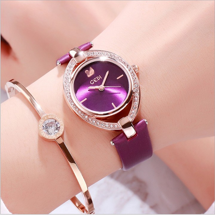 Đồng Hồ Thời Trang Nữ GEDI H-82001 + Tặng Vòng Tay Thời Trang + FULLBOX | BigBuy360 - bigbuy360.vn