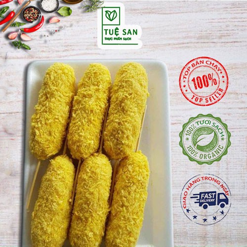 Hotdog Xúc Xích Phô Mai Hàn Quốc 🌭Giao HỎA TỐC nội thành Hà Nội🌭 Corn Dog; Hotdog Phô Mai Mozzarella