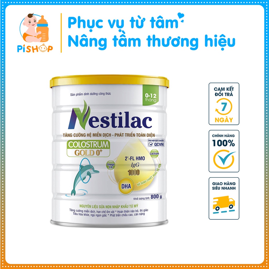 Sữa cho bé tăng cường hệ miễn dịch, phát triển toàn diện - Sữa Nestilac Colostrum Gold 0+ 800g