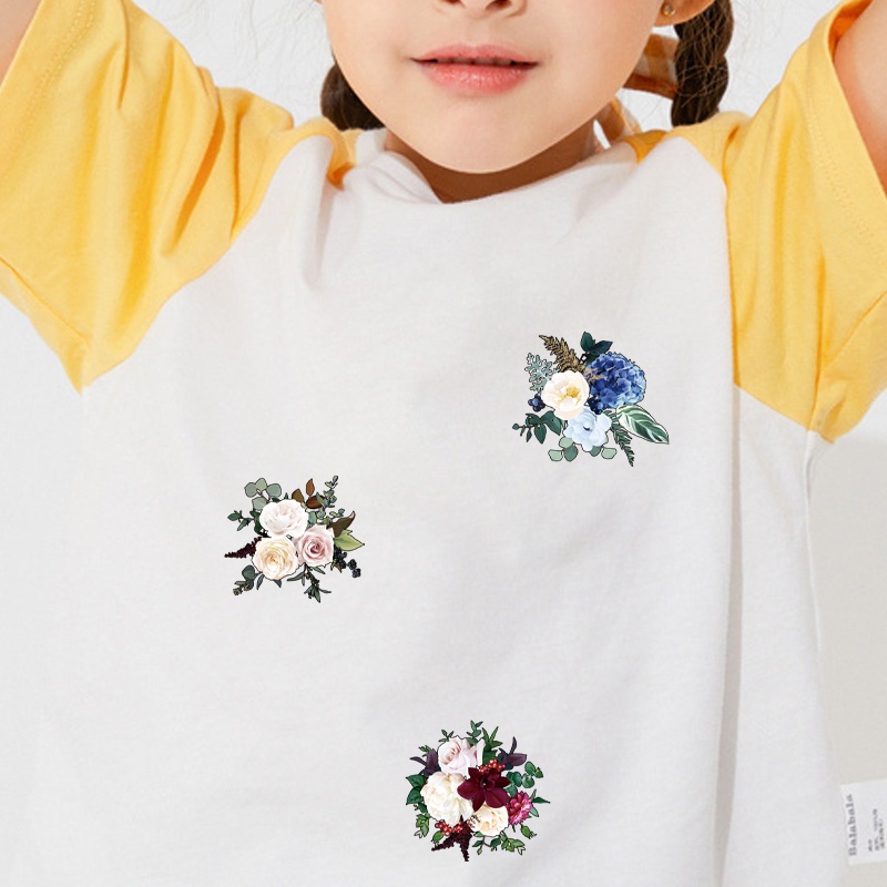 Miếng Dán Ủi Quần Áo Hình Hoa Ropa Diy