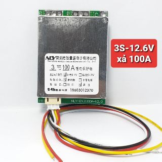 achun.vn - MẠCH BẢO VỆ PIN 3S-12V6- XẢ MAX 100A
