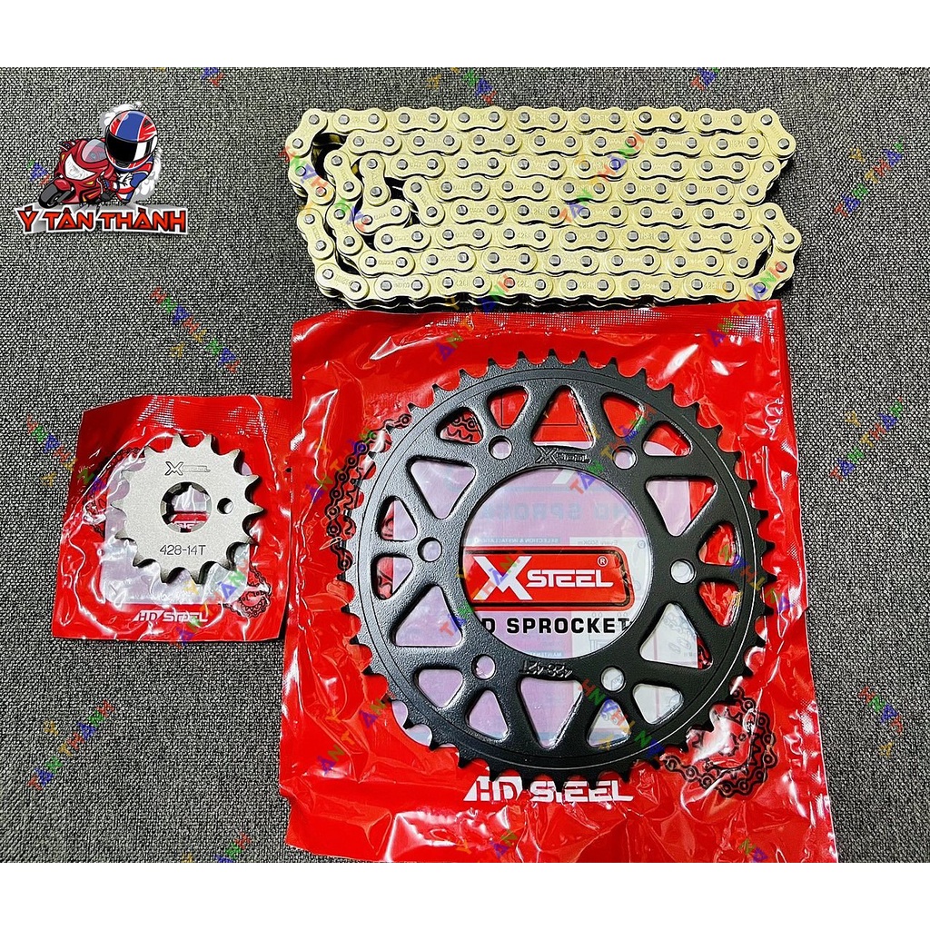 Nhông sên đĩa x1r exciter 150 đen MS 59