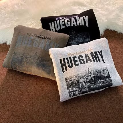 Áo hoodie Dáng Rộng In Chữ Phong Cách Nhật Bản Thời Trang Cho Nam