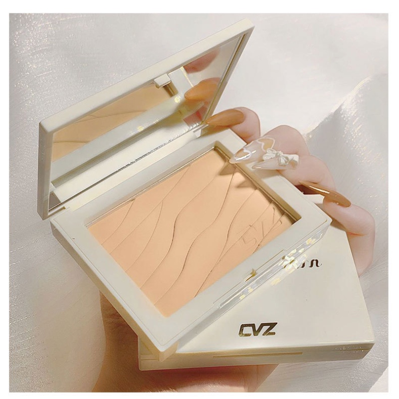 [Hàng mới về] Phấn phủ dạng nén CVZ kiểm soát dầu chống mồ hôi không trang điểm