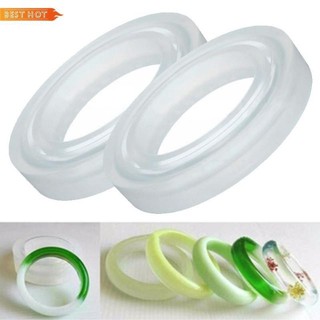 Khuôn Silicone Vòng Tay Bản Tròn Trơn - Trường Thịnh Epoxy