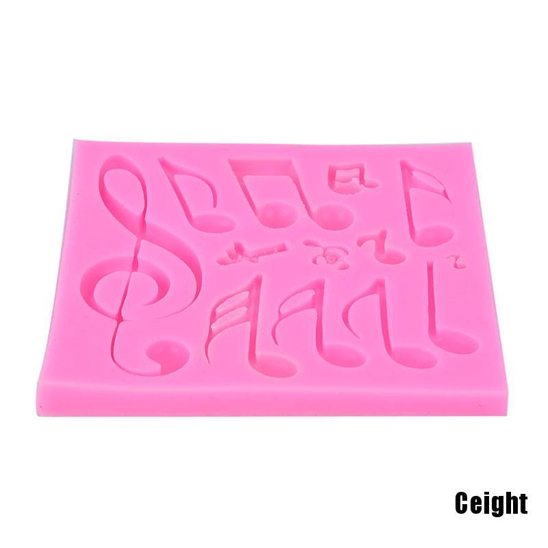 Khuôn Silicone Làm Bánh Hình Nốt Nhạc