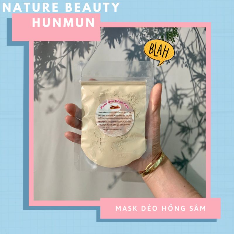 Mặt Nạ Mask Dẻo Hồng Sâm HUNMUN Handmade