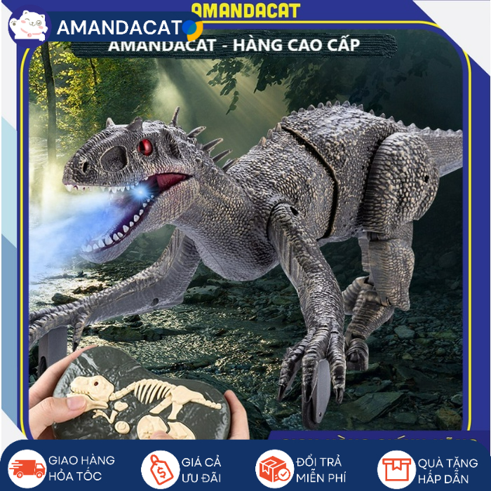 [Hàng cao cấp] Bộ điều khiển bạo long Tyrannosaurus, Khủng long điều khiển từ xa, Robot Khủng Long, Đồ chơi cho bé trai