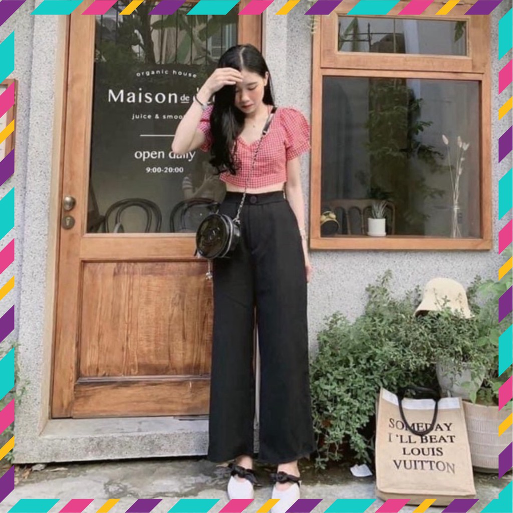 Quần Suông Ống Rộng Lưng Cao | BigBuy360 - bigbuy360.vn