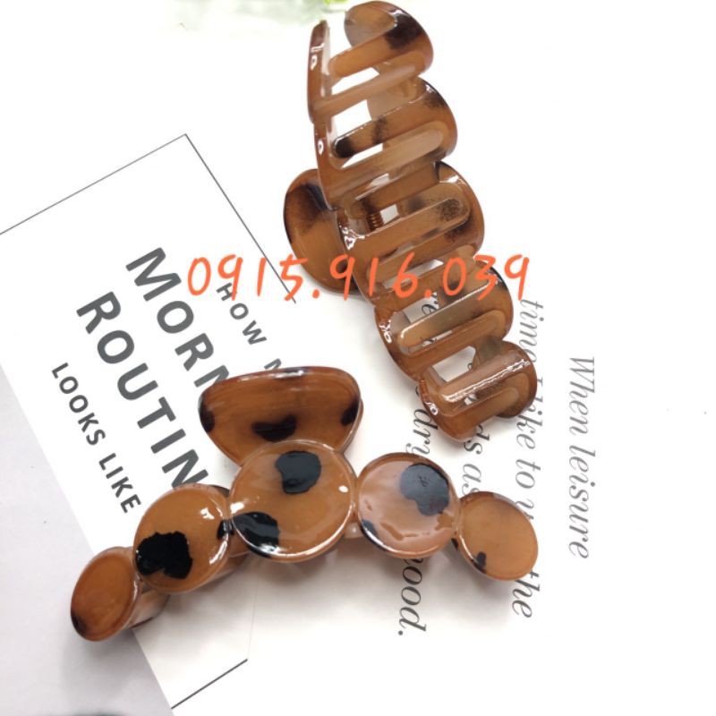 Kẹp tóc càng cua phối đốm màu, Kẹp Càng Cua Đốm