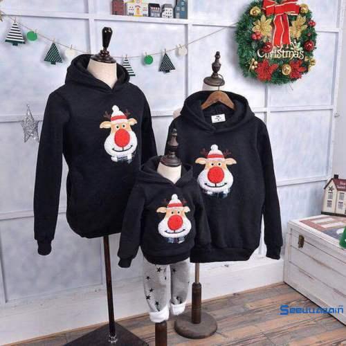 Set Áo hoodie phong cách Giáng Sinh cho cả gia đình