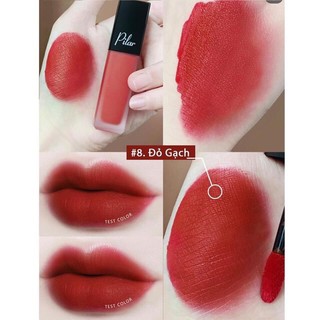 Đỏ gạch - son kem lì không chì pilar màu đỏ gạch