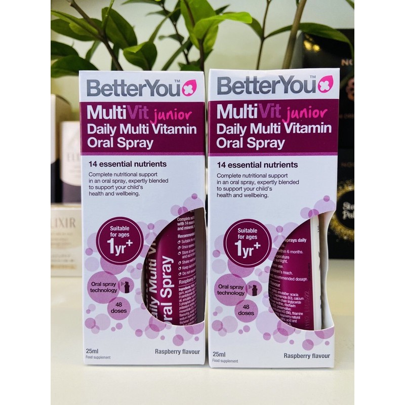 TiniMart-Xịt Multi Vit Junior Better You cho bé từ 1 tuổi