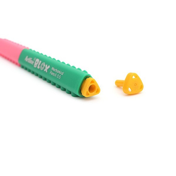 Bút chì bấm kim Artline Stix KTX-7050 - Needle Tip 0.5mm - Mẫu 2 (Xanh lá/ Hồng - Green/ Pink)