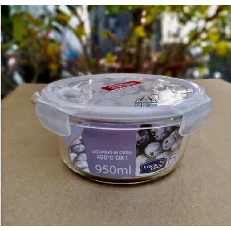 HỘP THỦY TINH CHỊU NHIỆT 950ml LOCK &LOCK  LLG861
