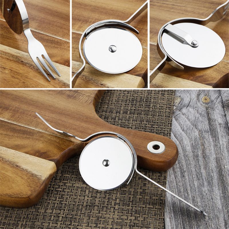 ✿ Dụng Cụ Cắt Bánh Pizza Bằng Inox Tiện Dụng