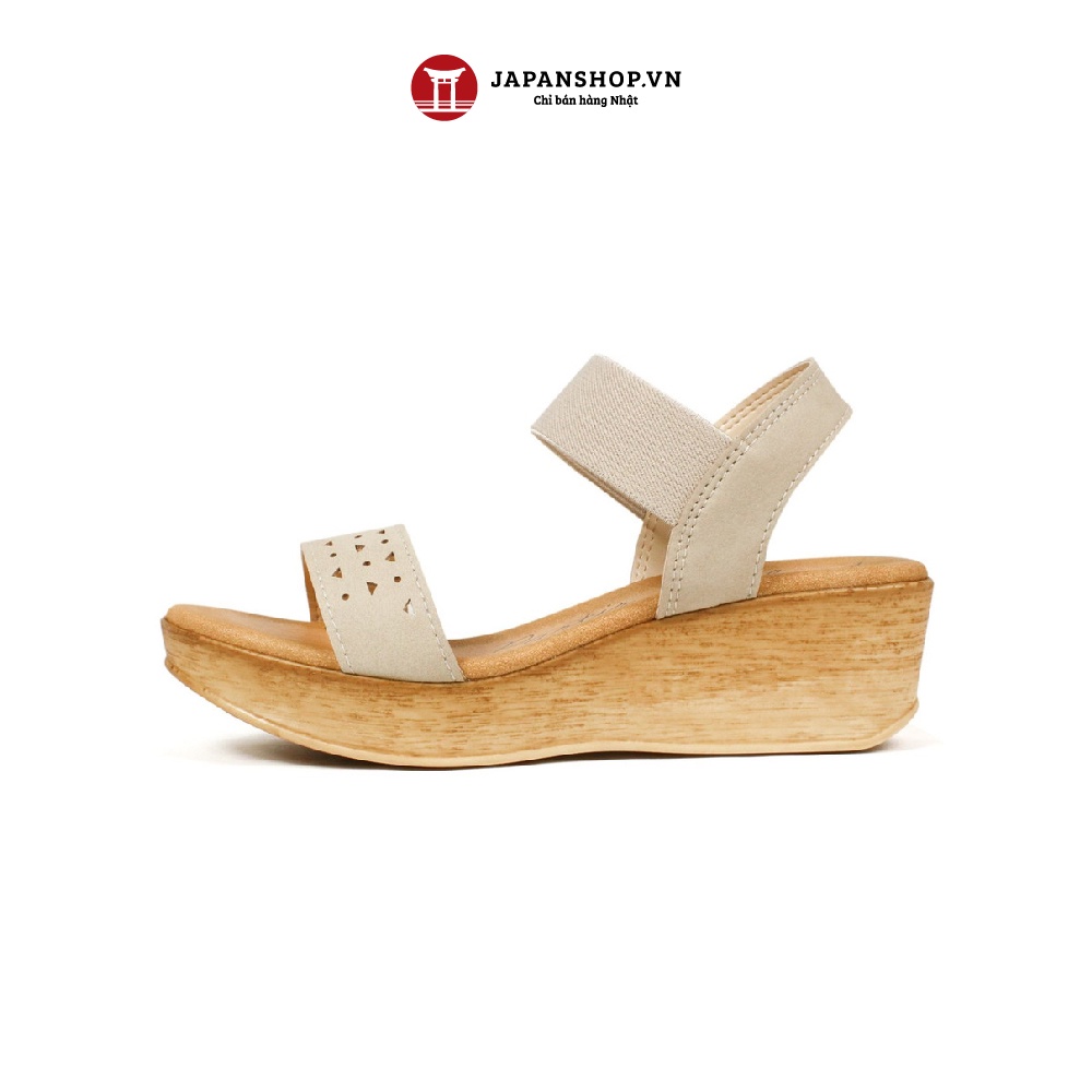 Dép sandal nữ đế xuồng quai ngang KOSU 92878 siêu nhẹ, cao 5,5cm made in Japan Kobe Nhật Bản