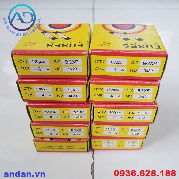 Cầu Chì Thuỷ Tinh, ruột chì thủy tinh 5x20 – 0.5A, 1A, 2A, 3A, 4A, 5A, 6A, 10A, 15A, 20A