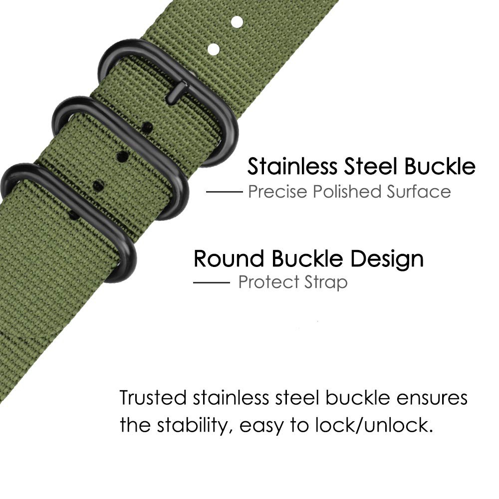 Dây đeo thay thế chống mồ hôi bằng nylon cho đồng hồ Garmin Forerunner 235/220/230/620/630/735XT và Approach S2/S5/S6