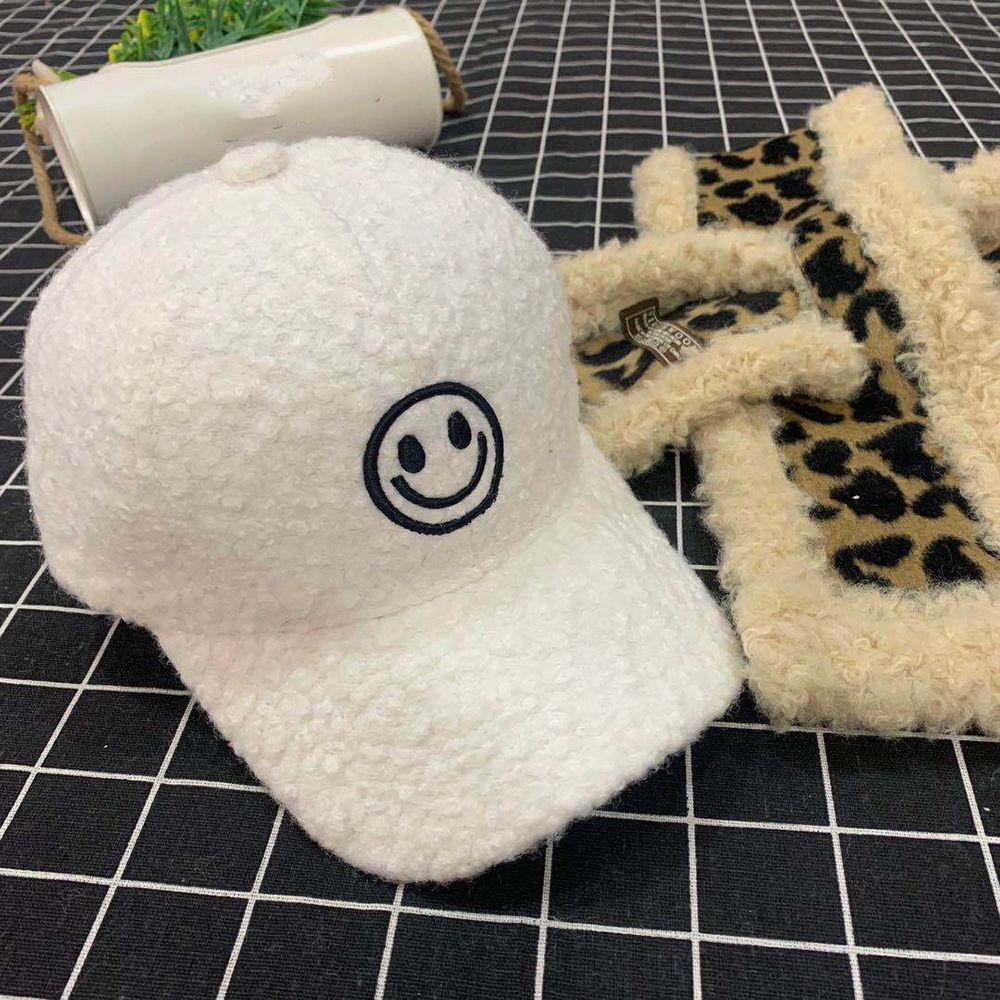 Mũ Lưỡi Trai Hình Mặt Cười Phong Cách Hip Hop Cho Cặp Đôi