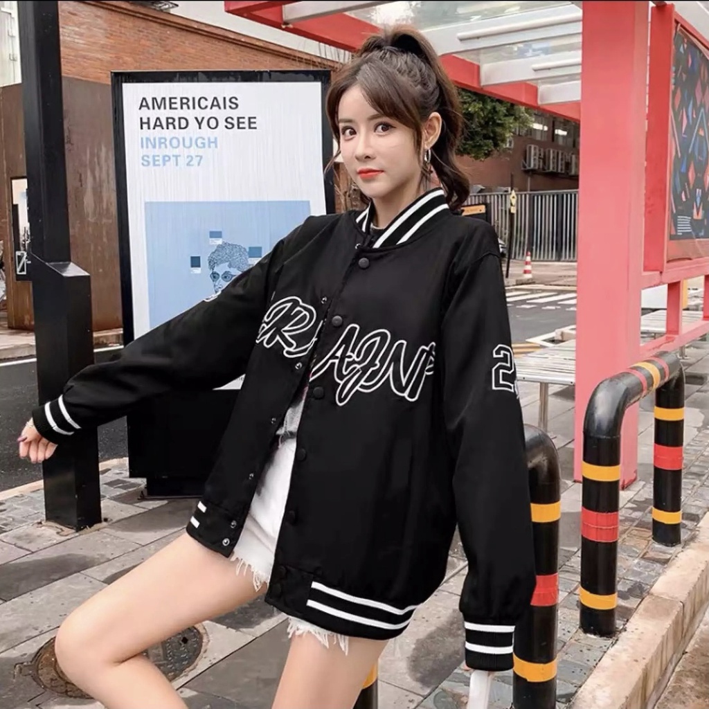 Áo khoác dù bomber Jacket  bóng chày 28 Unisex