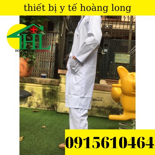 Bộ Quần Áo Blouse (BluE) Bác Sĩ Nam/Nữ Dài Tay Dáng Dài