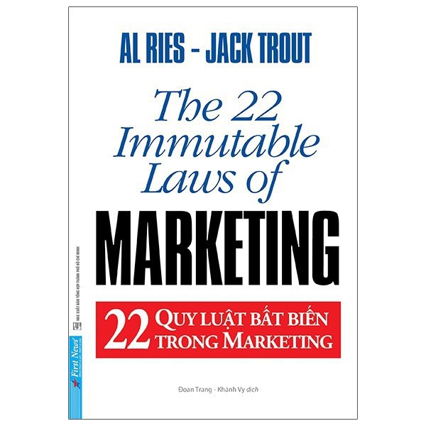 Sách - 22 Quy luật bất biến trong marketing - FirstNews