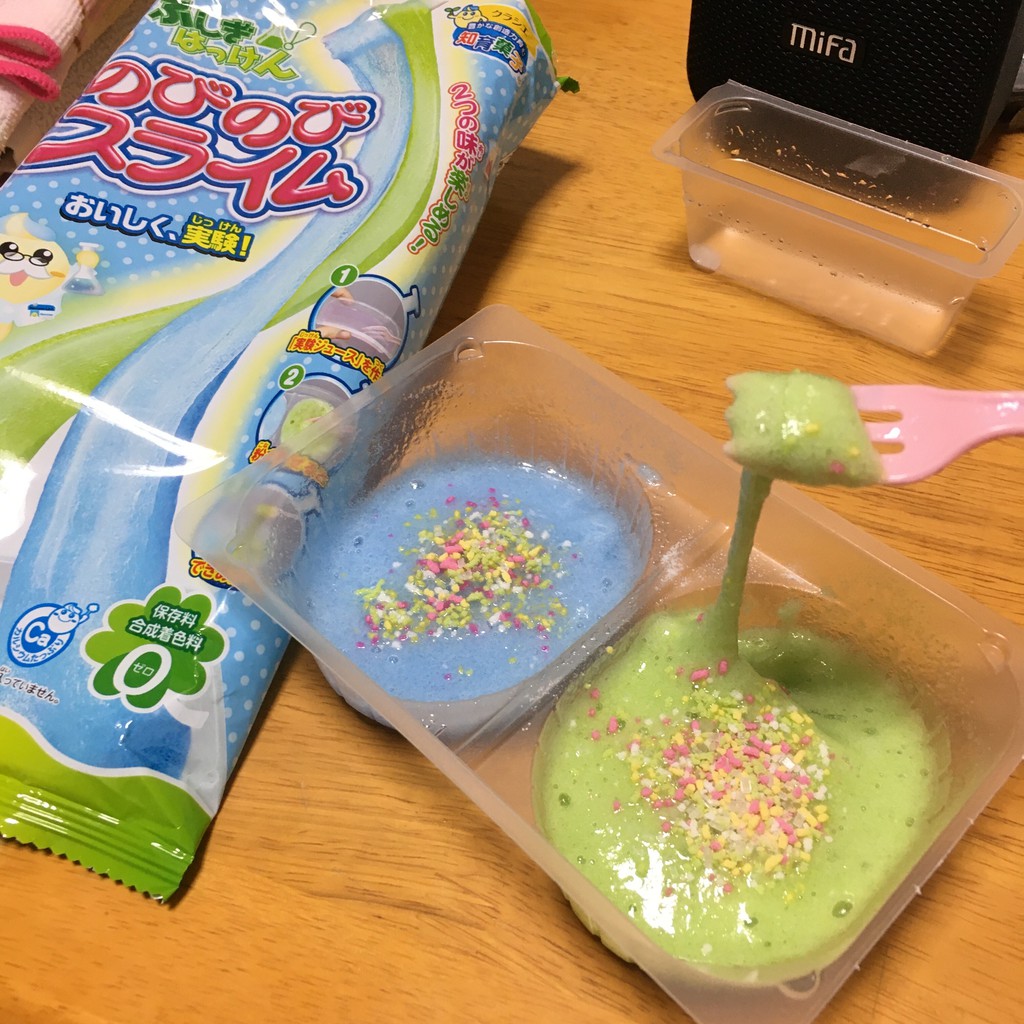 Popin Cookin Bộ làm kẹo Slime ăn được vị nho soda Nhật Bản