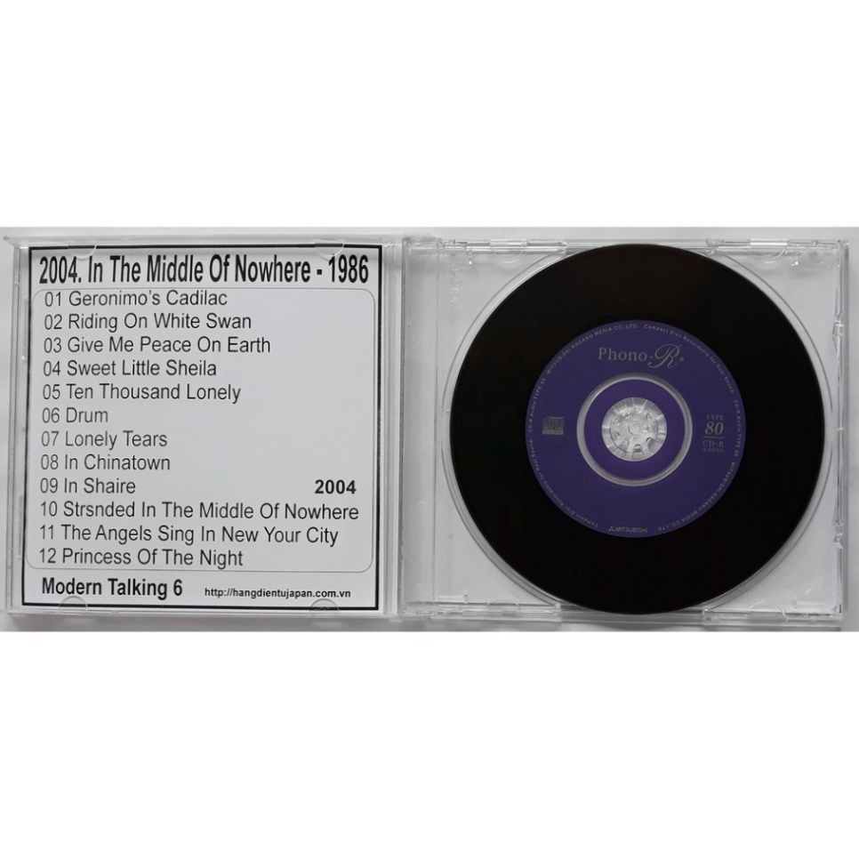 Bộ 5 CD nhóm nhạc MODERN TALKING như hình