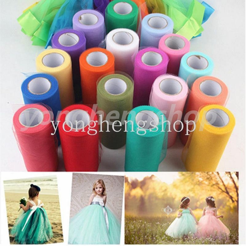 Cuộn Vải Tuyn 25 Yard Làm Váy Búp Bê