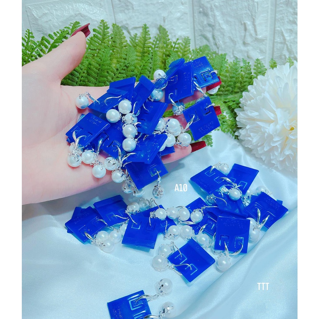 Bông tai - Bông tai nữ bạc ta - Trai nặng hàng đẹp - phụ kiện thời trang