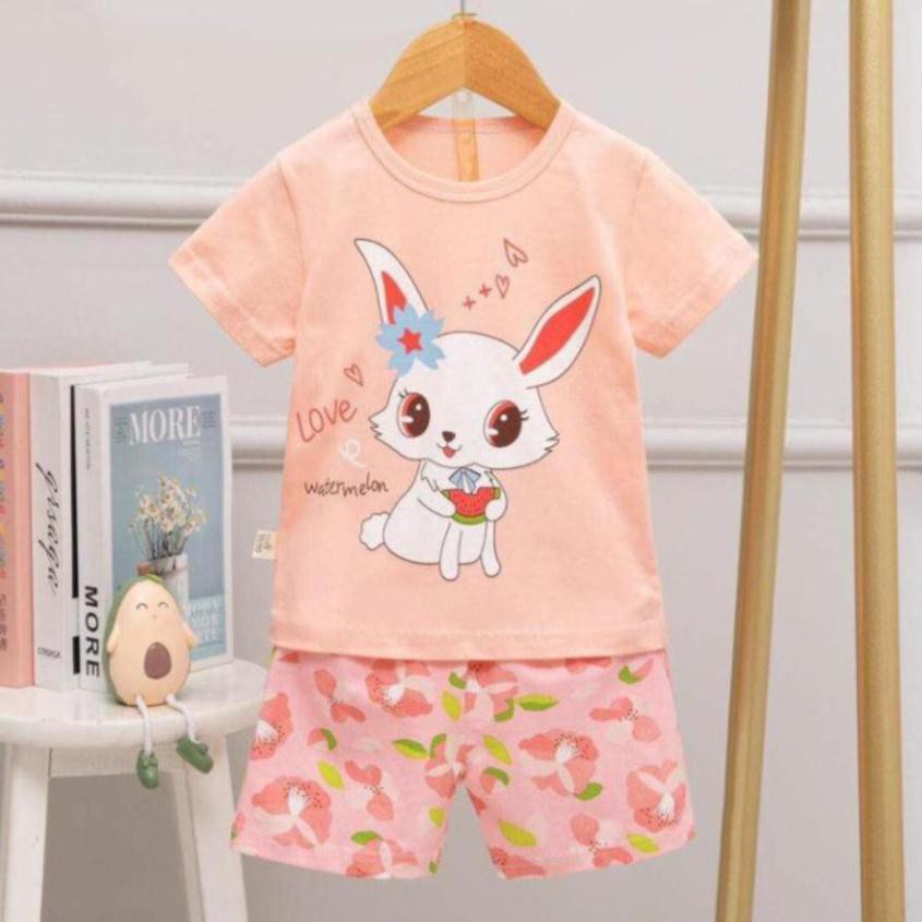 [6-14kg] Đồ bộ xuất hàn bé gái | Quần áo cotton xuất hàn size nhí | Bảng màu 1