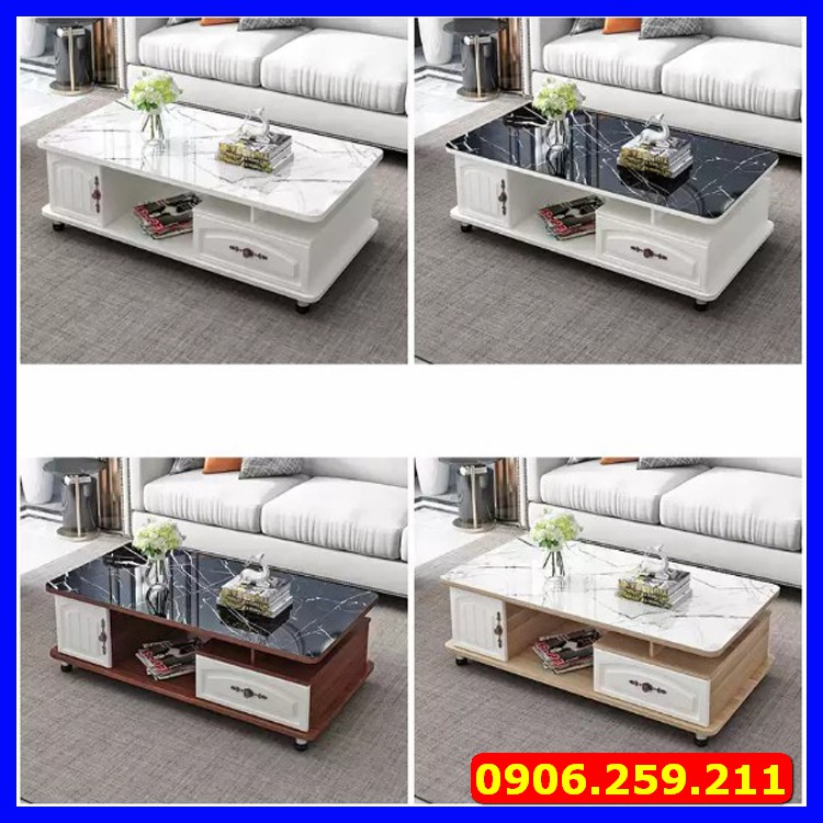 Bàn trà,bàn sofa bằng kính cường lực - Bàn trà phòng khách sang trọng