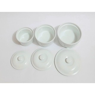 Combo 3 thố sứ chưng yến ck 300ml, 500ml, 700ml