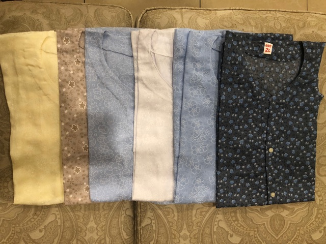 Áo Bà ba cho người Già dài tay vải nõn