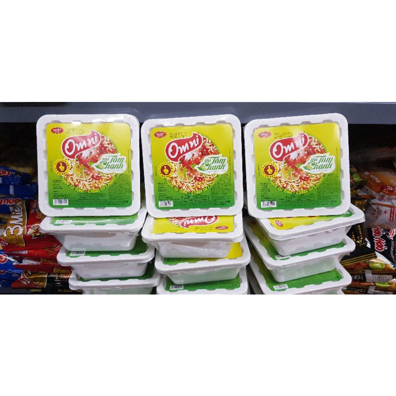 Mì Omni tôm chanh bát 75g
