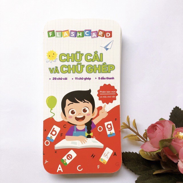 [Loại dày in đẹp] Thẻ Flash Card và t.lieu Giúp bé học Tiếng Việt thật dễ dàng theo phương pháp tư duy