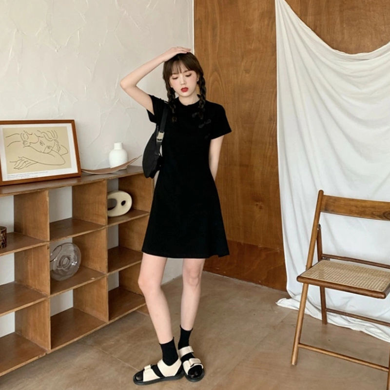 Đầm Ngắn Dáng Chữ A Thiết Kế Mới Xinh Xắn Thời Trang Dành Cho Nữ