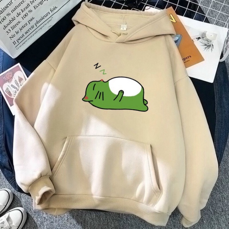 Áo Khoác Hoodie Form Rộng Sweater Nỉ Ulzzang Avocato Nằm Hot Trend Thời Trang Thu Đông Siêu Đẹp | BƠ NẰM | BigBuy360 - bigbuy360.vn