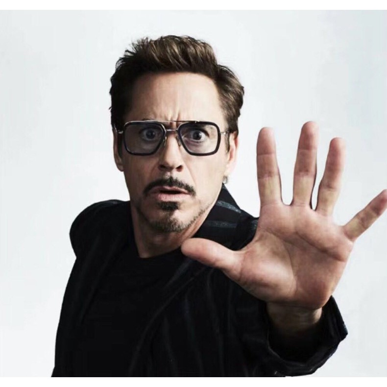 Kính mát Tony Stark/Iron Man bằng kim loại thời trang cho nam