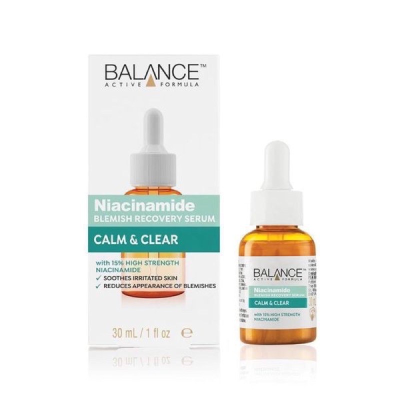 SERUM NIACINAMIDE BALANCE GIÚP SÁNG DA, MỜ THÂM, NGỪA MỤN VÀ PHỤC HỒI LÀN DA