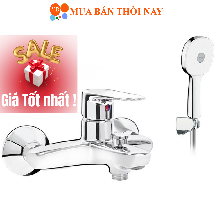 Vòi Sen Tắm Nóng Lạnh Inax BFV-1113S-8C Tay Sen Tăng Áp