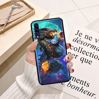 Ốp lưng Samsung A51 Silicon dẻo hình Rồng Xanh