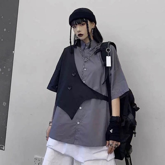 Áo sơmi liền ghile