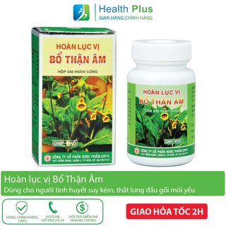 Hoàn lục vị bổ thận âm opc - hộp 1 chai 240 viên hoàn cứng