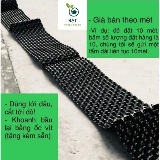 Bầu ươm cây v6 loại cao 50cm  có sẵn ốc vít