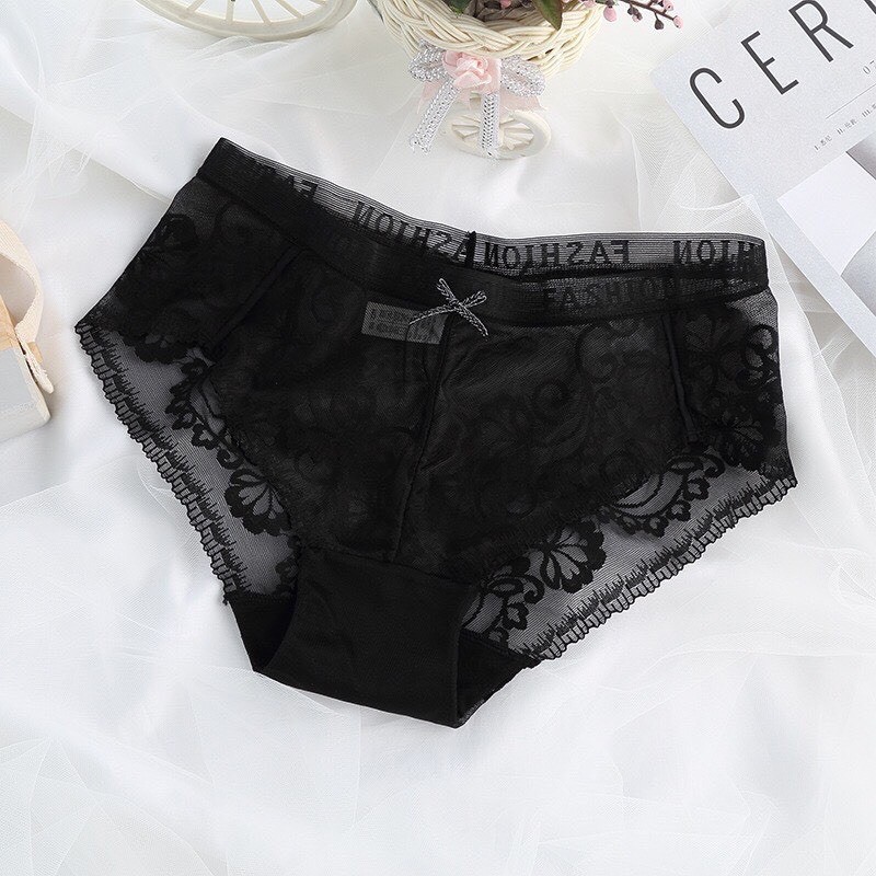 Quần Lót Ren Cao Cấp Mềm Mại Phối Nơ Kháng Khuẩn Sexy Gợi Cảm ❤️ 2248