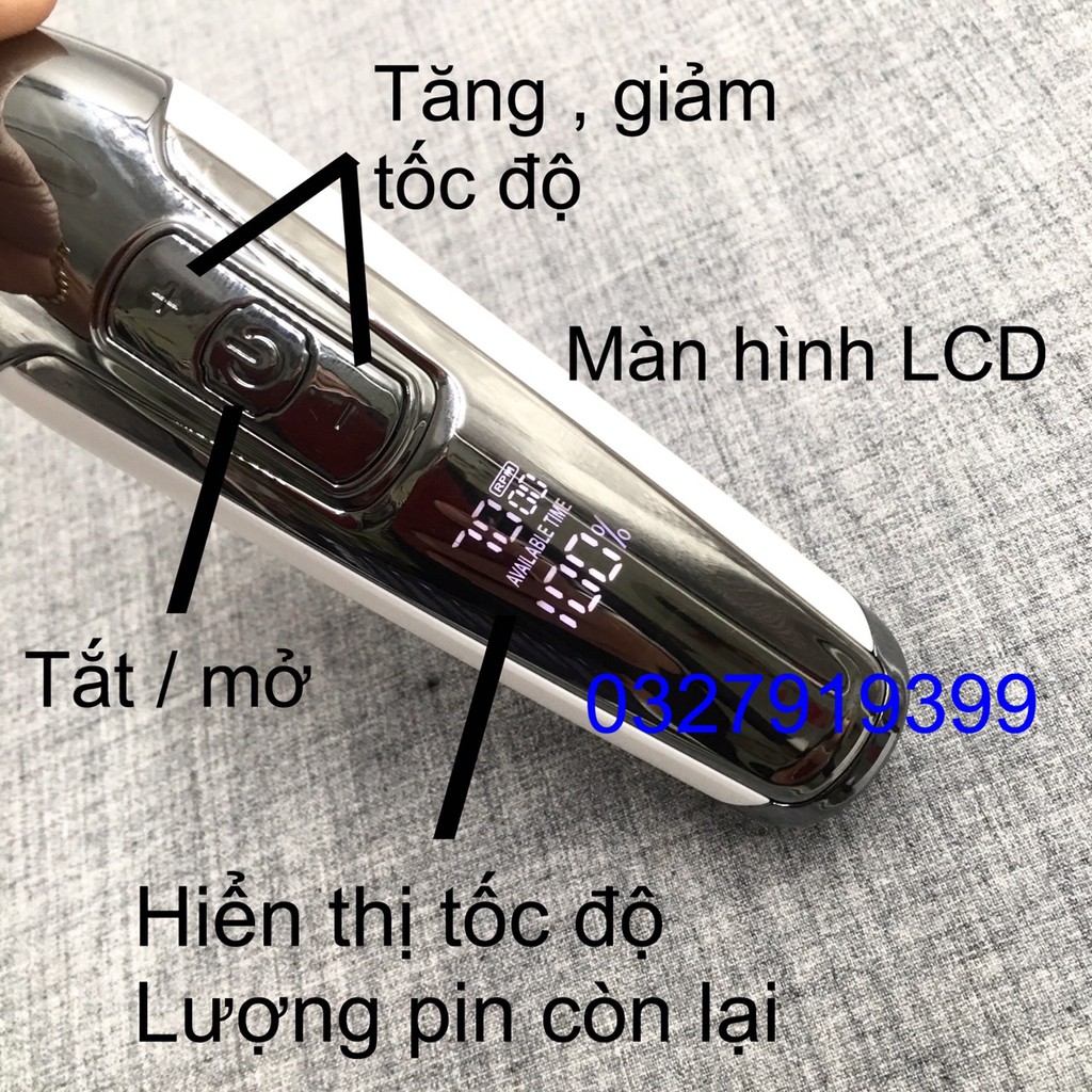 [Free Ship] Tông đơ cạo viền cao cấp KEMEI 5027