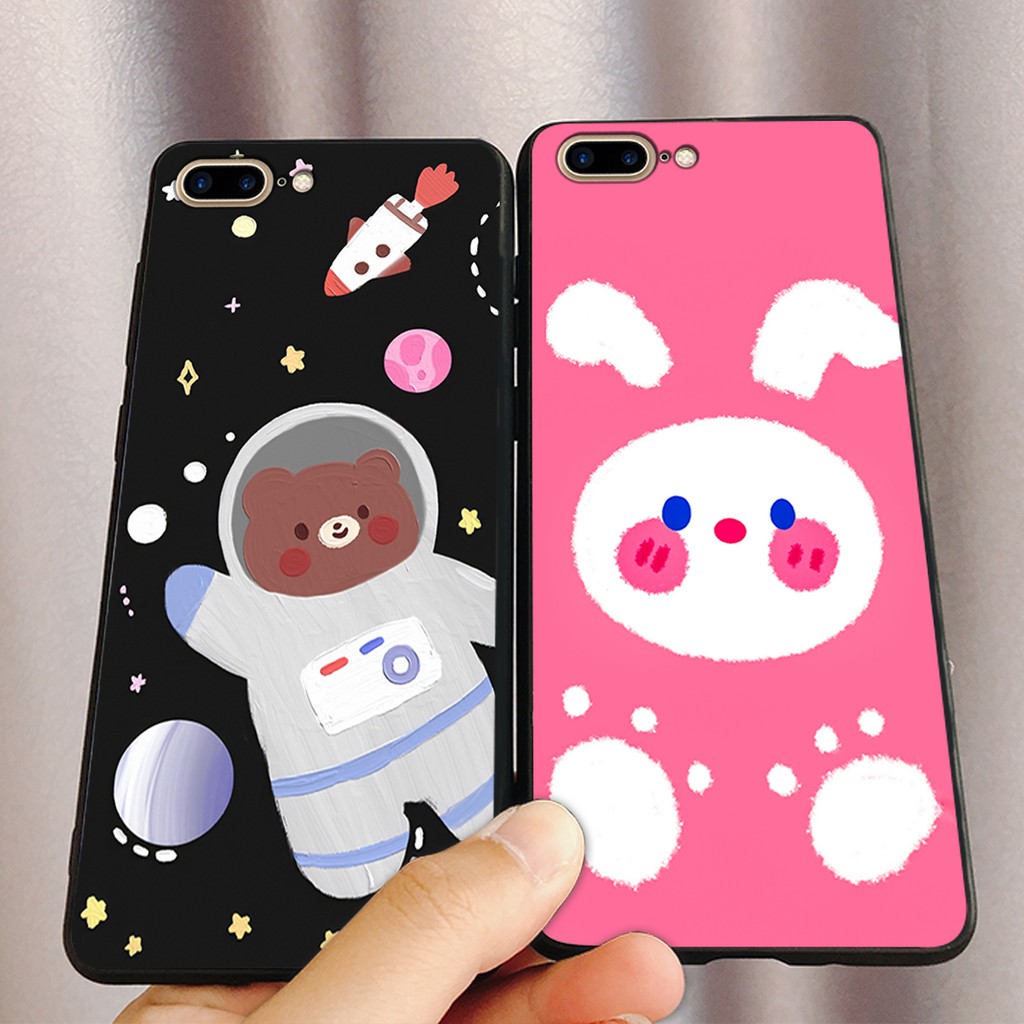 ỐP LƯNG IPHONE 7 PLUS/8 PLUS IN HÌNH CUTE-GIÁ RẺ